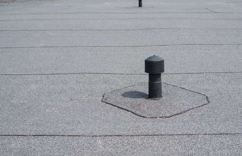 Geheel nieuw plat dak aangelegd